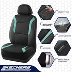 Skechers Memory Foam Car Seat Covers Air Cool Mesh