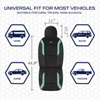 Skechers Memory Foam Car Seat Covers Air Cool Mesh