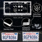 27 PCs Bling Car Accessories Set for Women