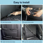 2-Pack Dog Front Seat Covers Waterproof Protectors