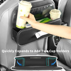 AntDiseno Car Back Seat Organizer with Cup Holder