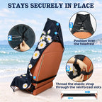 TESFEEL Chenille Car Seat Cover Towel 2-Pack