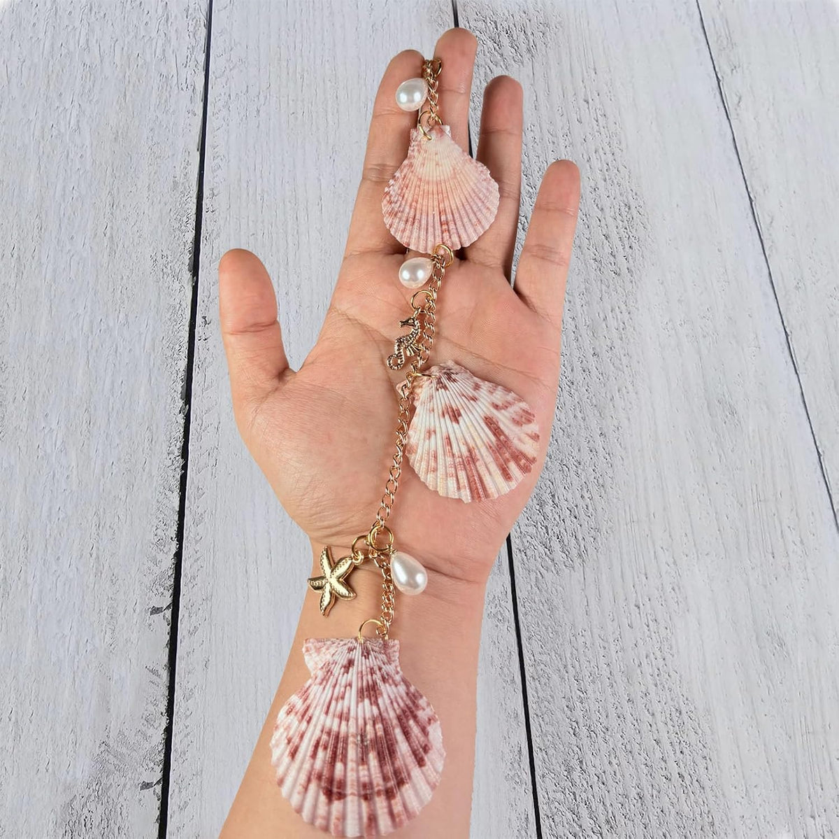 Seashell Car Rear View Mirror Hanging Charm