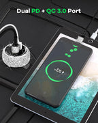 Bling Car Charger 48W Dual USB-C USB-A Fast Charging