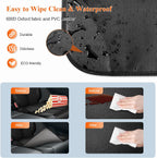 OCCKAI Car Seat Protector 600D Oxford with Storage Pockets