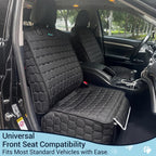 2-Pack Dog Front Seat Covers Waterproof Protectors