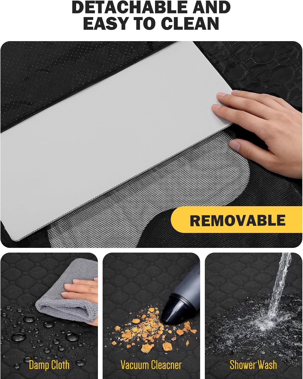 Pawccoli Back Seat Extender for Dogs Waterproof 600D Oxford
