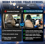 TESFEEL Chenille Car Seat Cover Towel 2-Pack