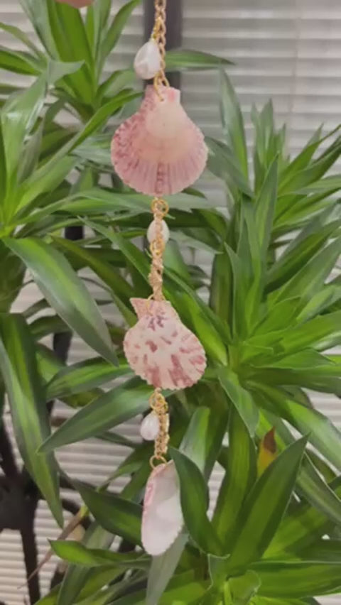 Seashell Car Rear View Mirror Hanging Charm