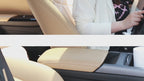 5-in-1 Center Console Cover Organizer with Cup Holder and Tissue Box